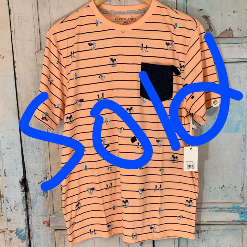 Men’s Free Planet Size Large Tee